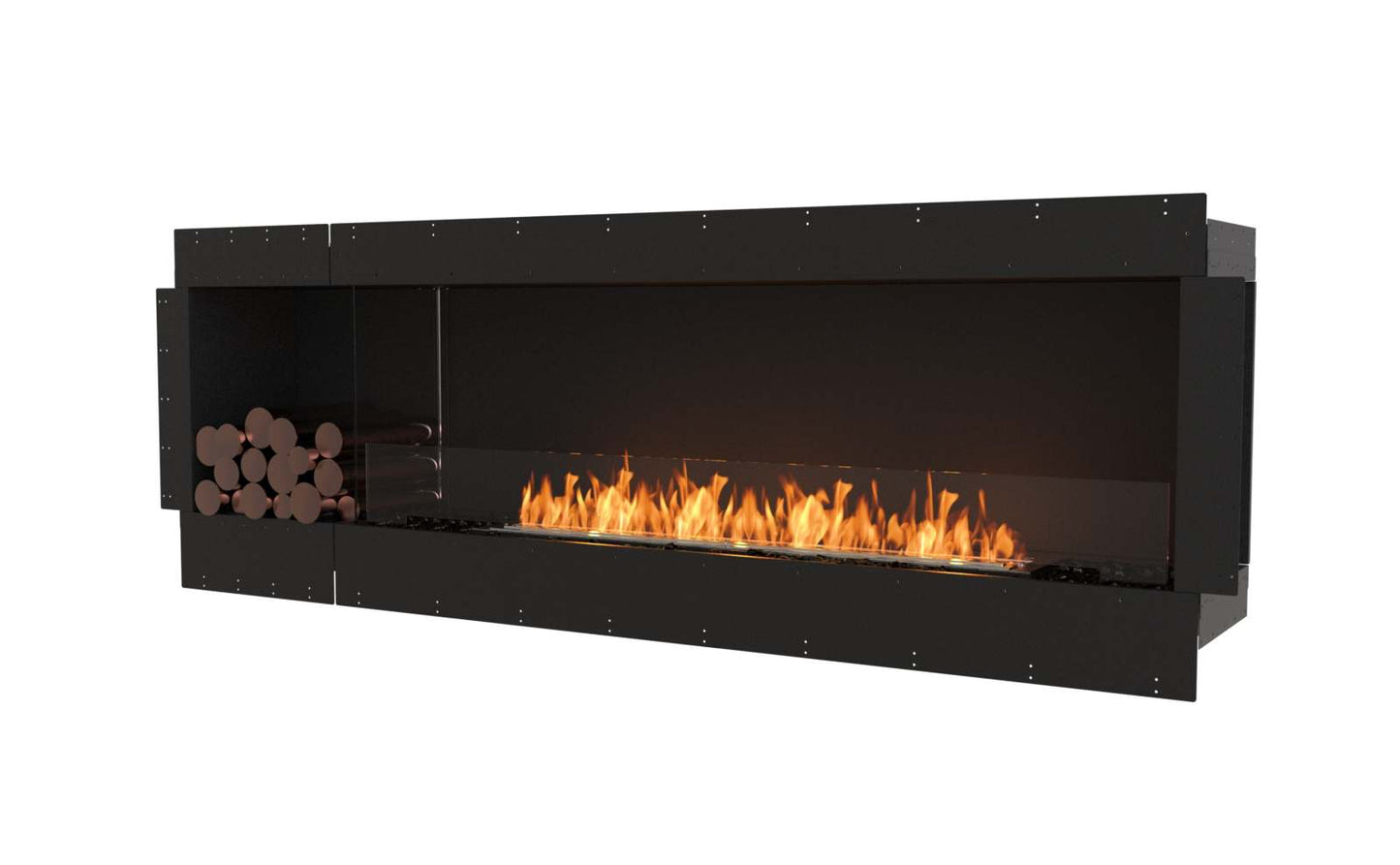 EcoSmart Flex Bioethanol Fireplace 86SS BXL Single Sided Black