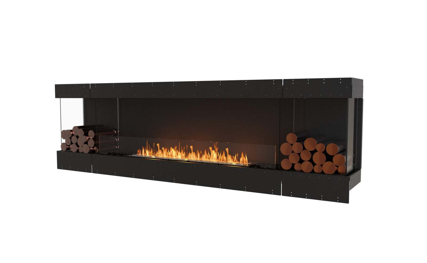 EcoSmart Flex Bioethanol Fireplace 104BY BX2 Bay Black