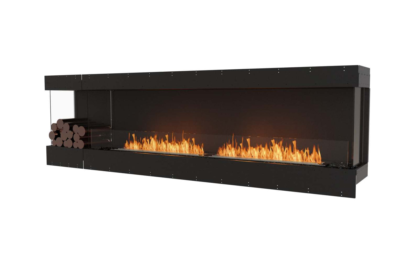 EcoSmart Flex Bioethanol Fireplace 104BY BXL Bay Black