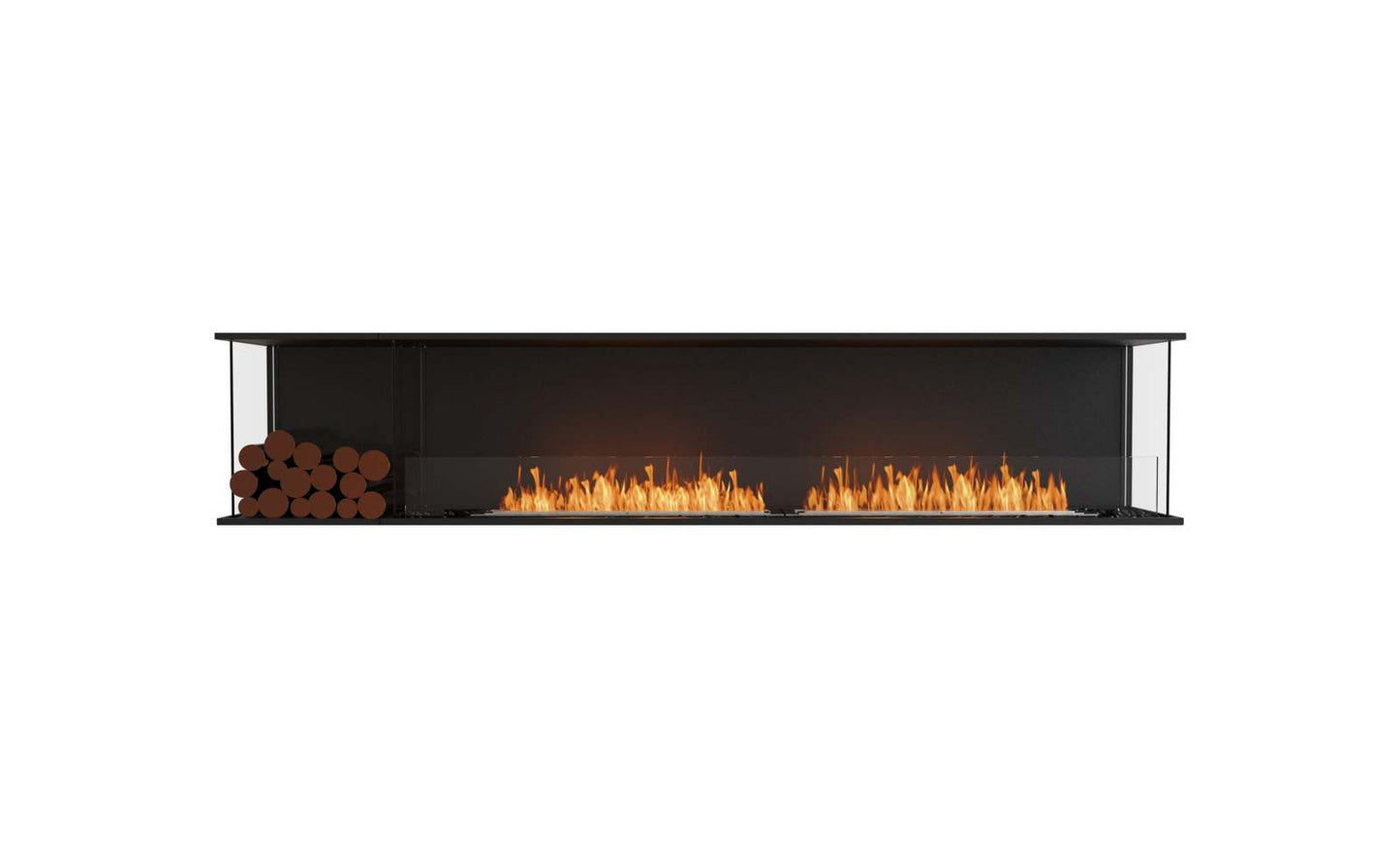 EcoSmart Flex Bioethanol Fireplace 104BY BXL Bay Black