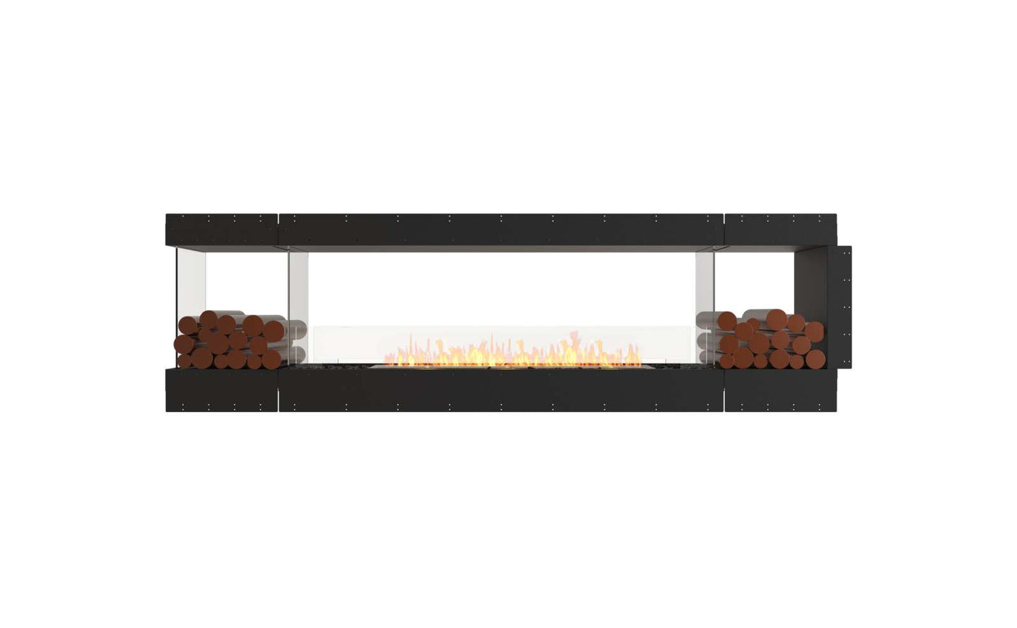 EcoSmart Flex Bioethanol Fireplace 104PN BX2 Peninsula Black