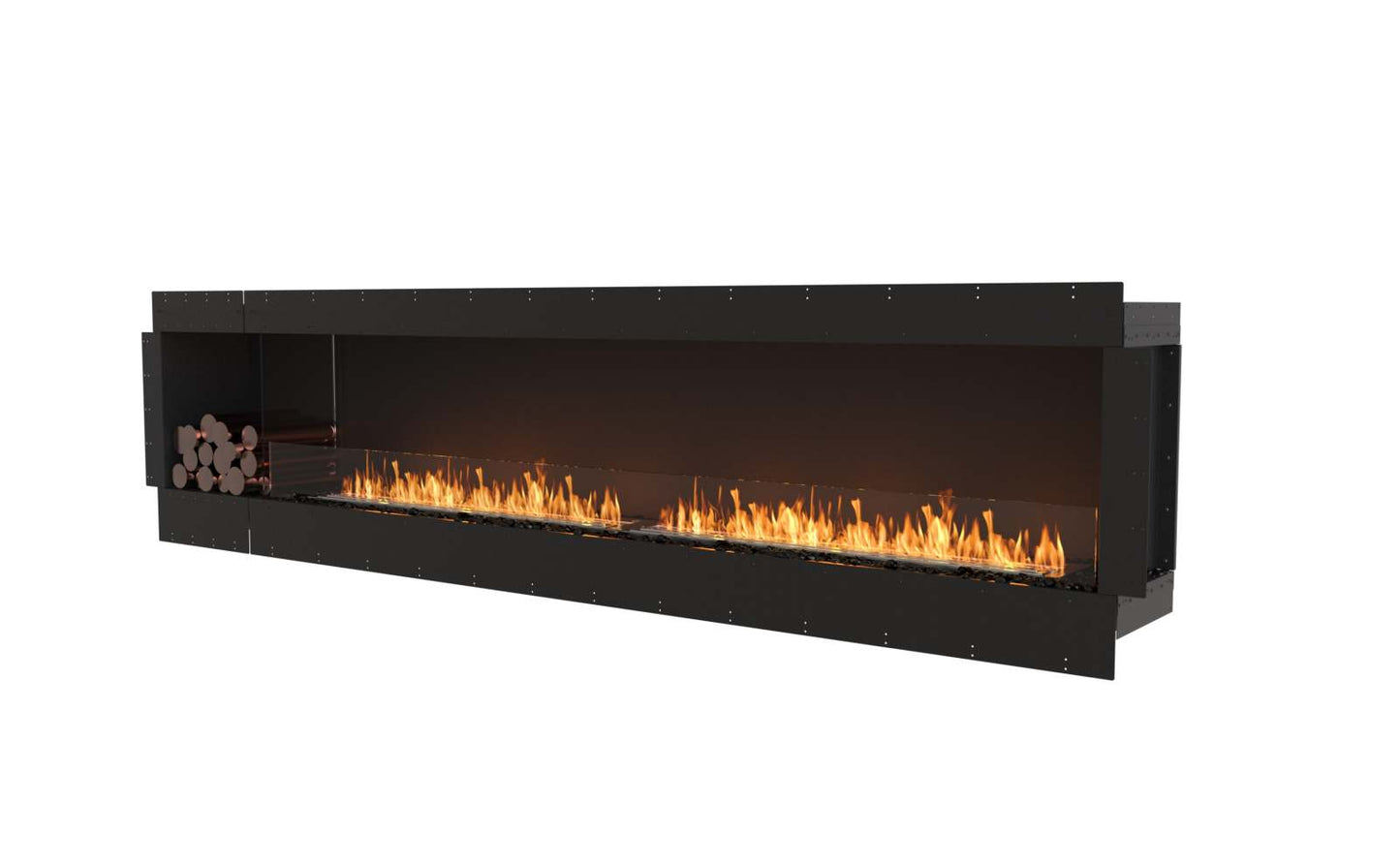 EcoSmart Flex Bioethanol Fireplace 122SS BXL Single Sided Black