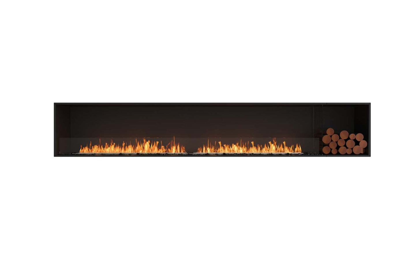 EcoSmart Flex Bioethanol Fireplace 122SS BXR Single Sided Black