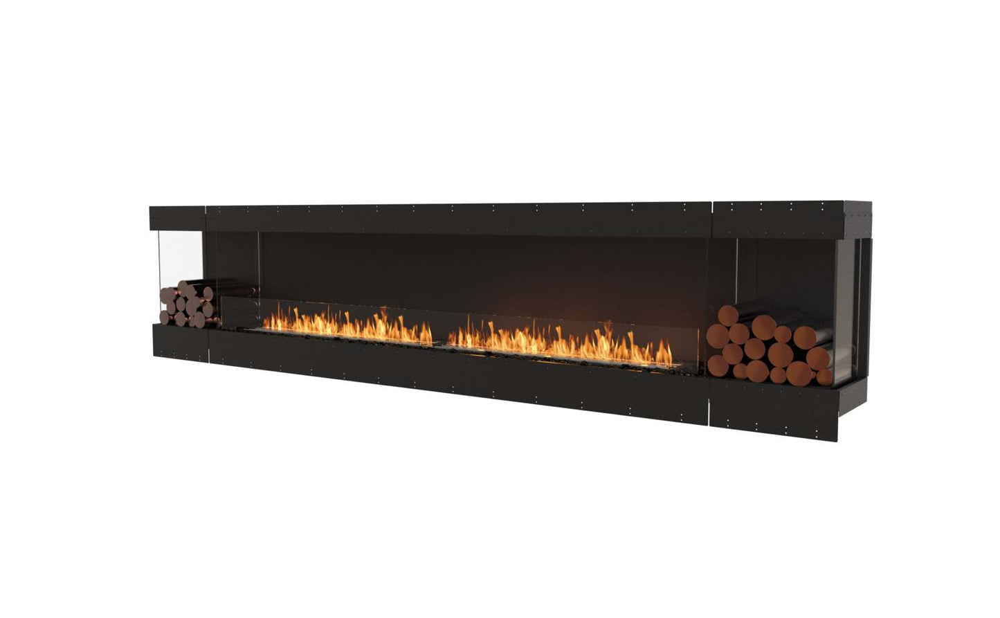 EcoSmart Flex Bioethanol Fireplace 140BY BX2 Bay Black