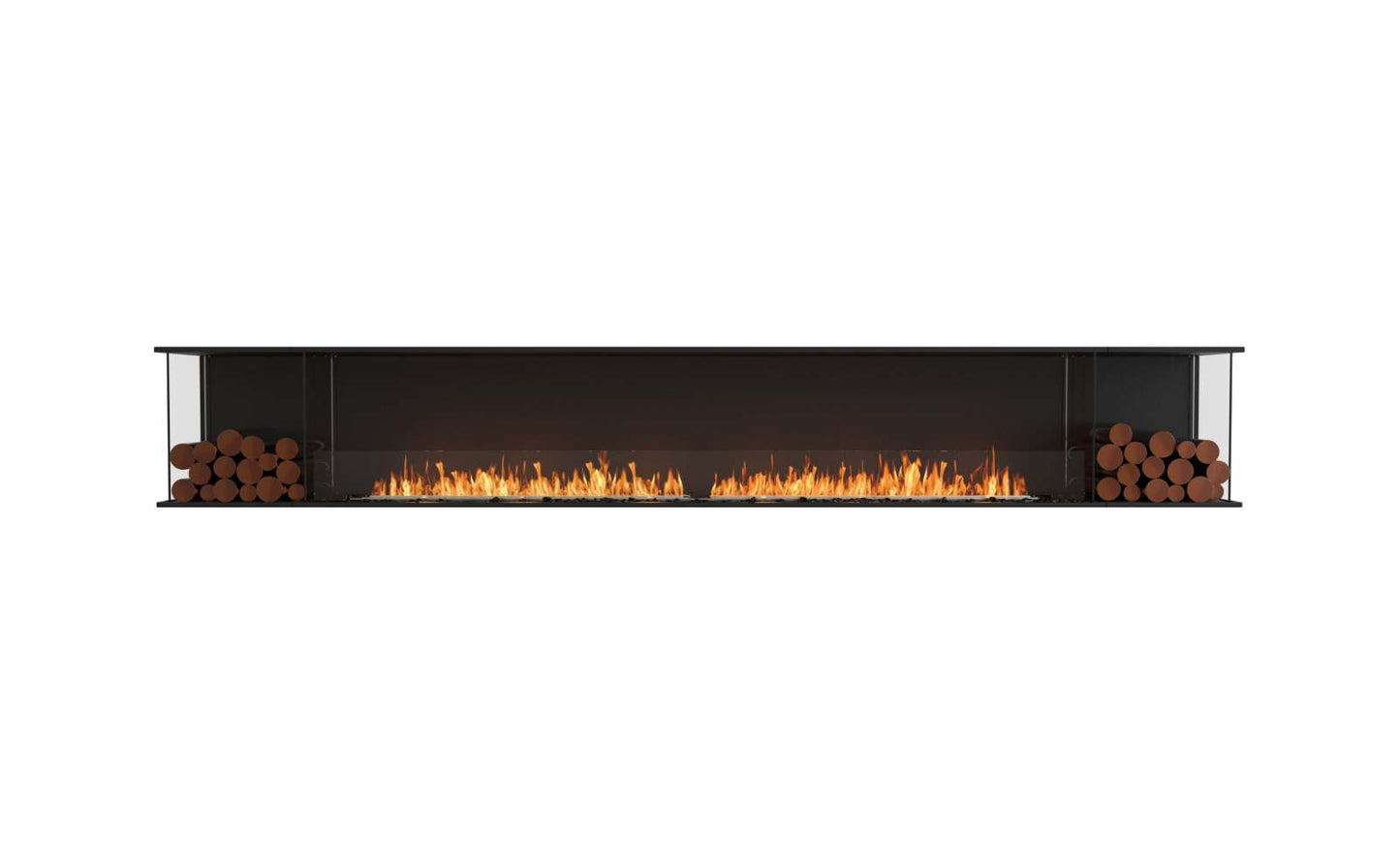 EcoSmart Flex Bioethanol Fireplace 140BY BX2 Bay Black