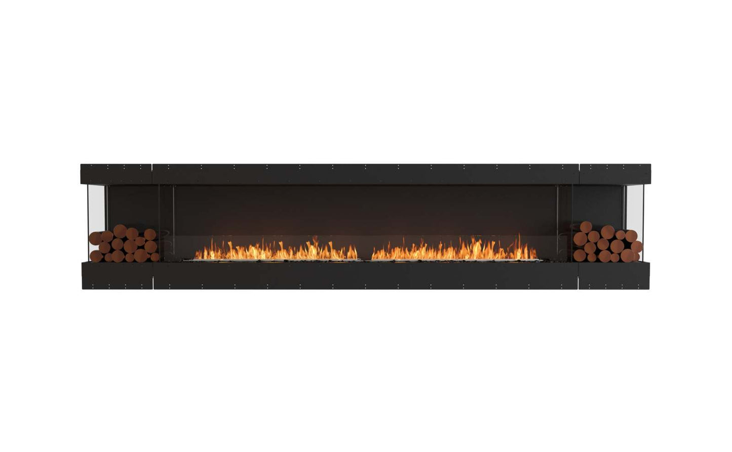 EcoSmart Flex Bioethanol Fireplace 140BY BX2 Bay Black