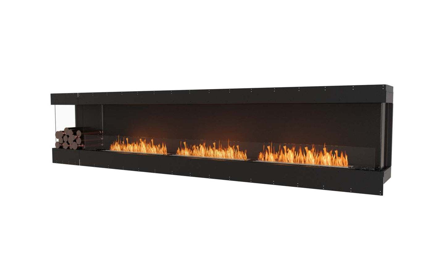 EcoSmart Flex Bioethanol Fireplace 140BY BXL Bay Black