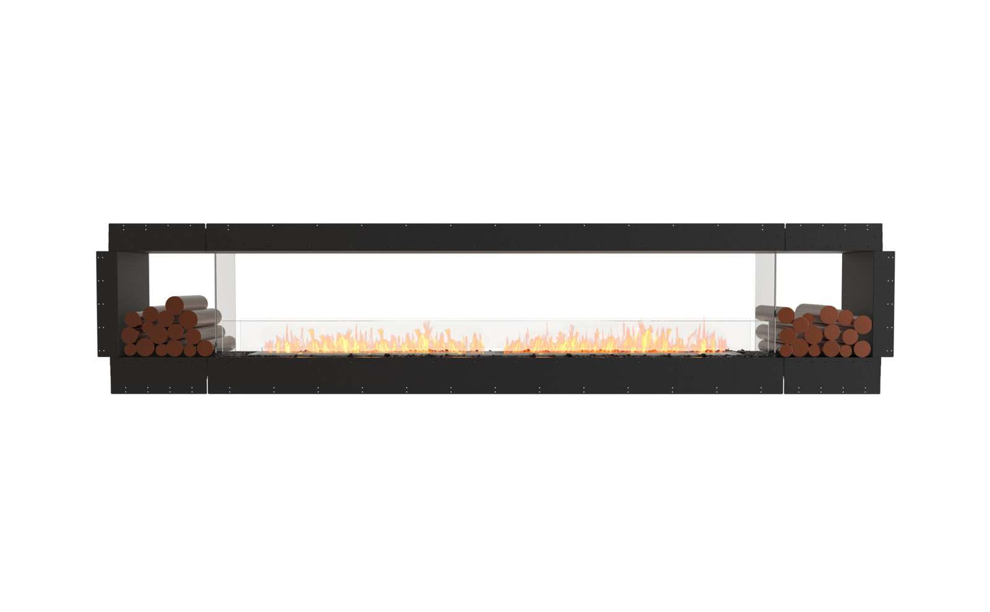 EcoSmart Flex Bioethanol Fireplace 140DB BX2 Double Sided Black
