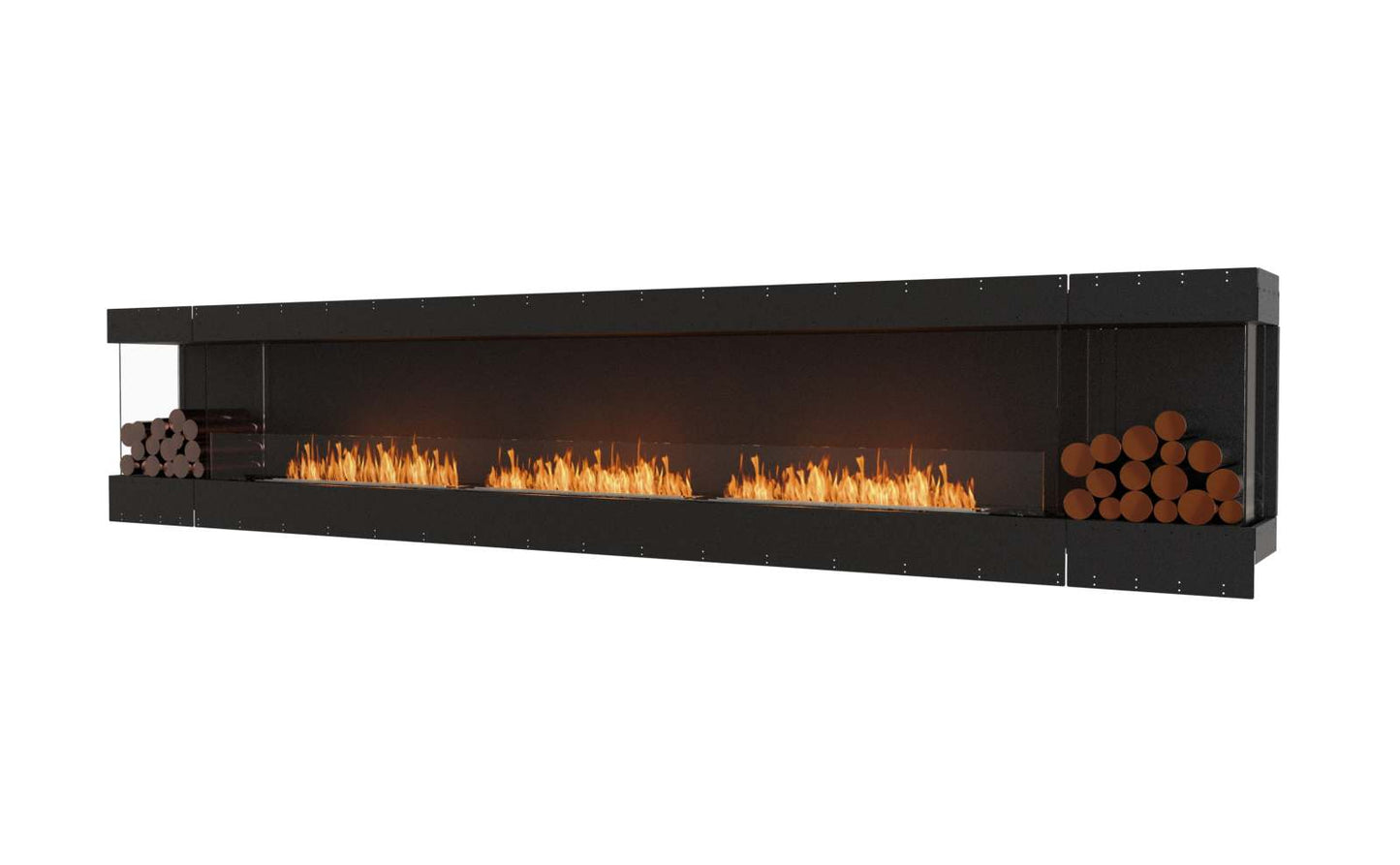 EcoSmart Flex Bioethanol Fireplace 158BY BX2 Bay Black