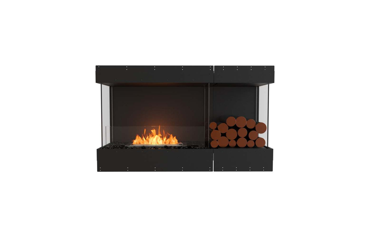 EcoSmart Flex Bioethanol Fireplace 50BY BXR Bay Black