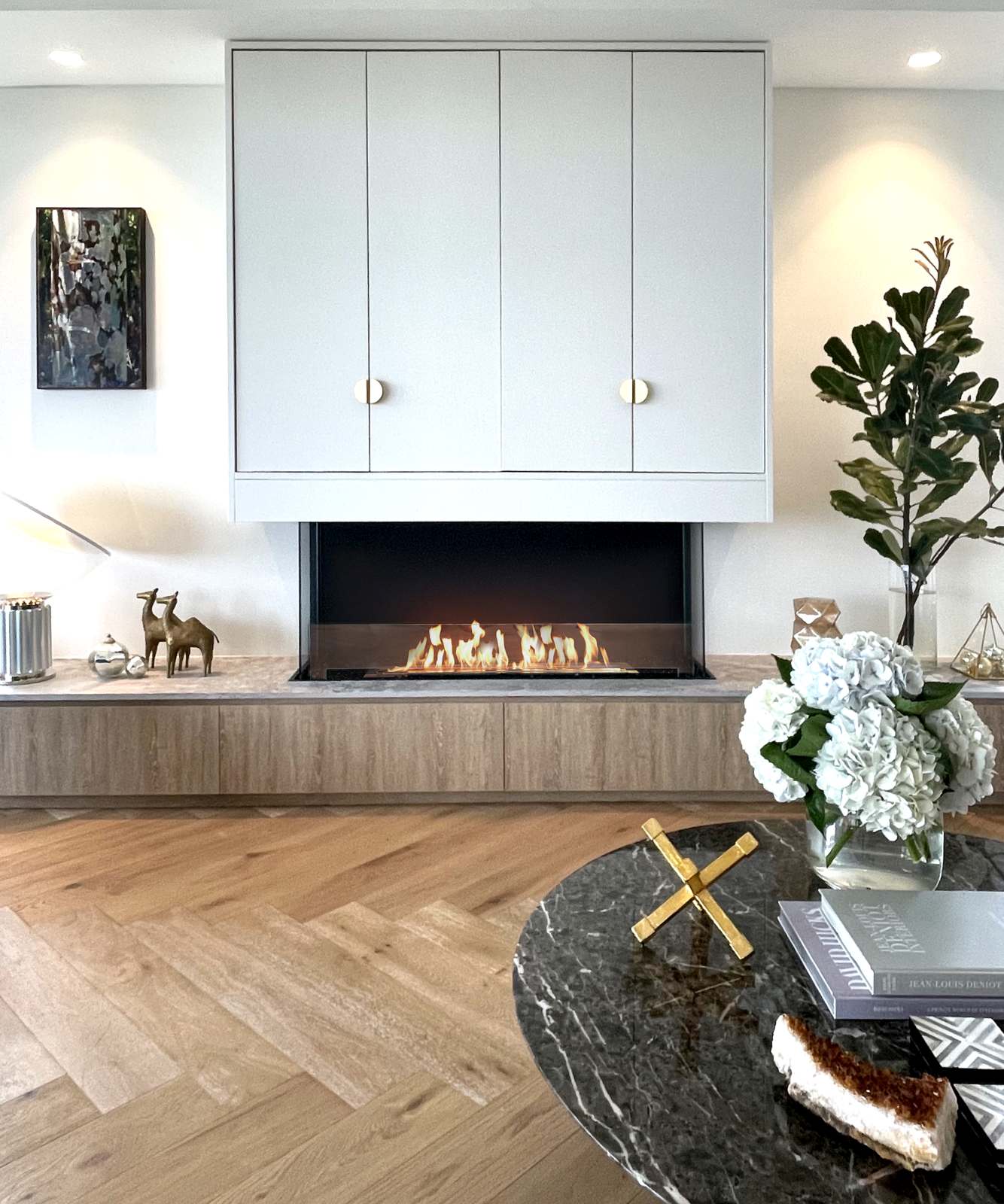 EcoSmart Flex Bioethanol Fireplace 50BY Bay Black
