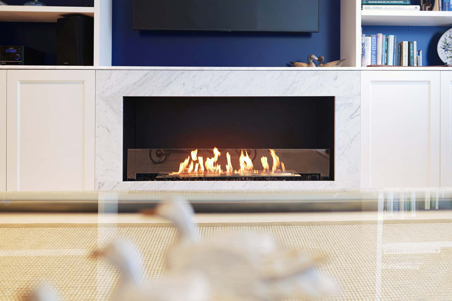 EcoSmart Flex Bioethanol Fireplace 50SS Single Sided Black