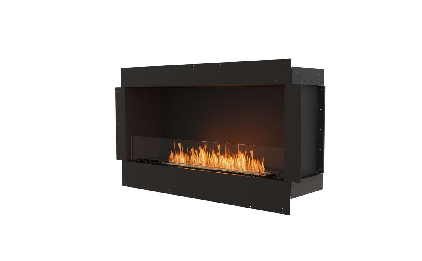 EcoSmart Flex Bioethanol Fireplace 50SS Single Sided Black