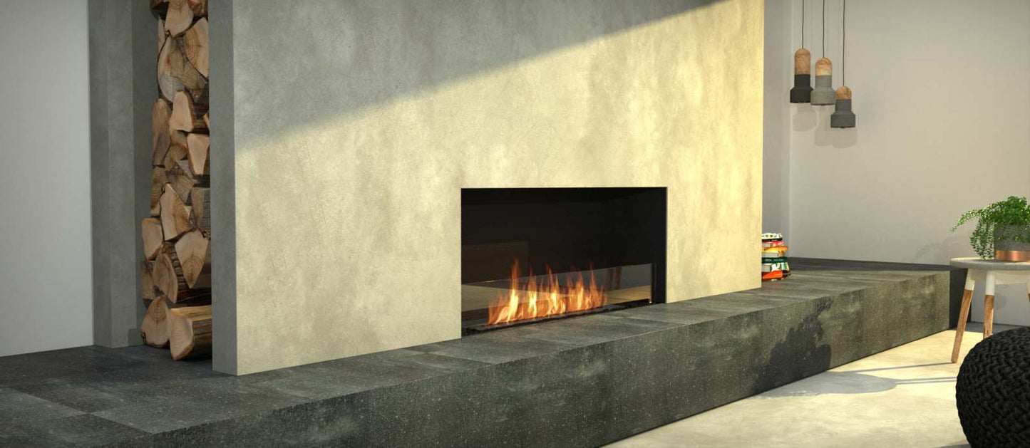 EcoSmart Flex Bioethanol Fireplace 50SS Single Sided Black