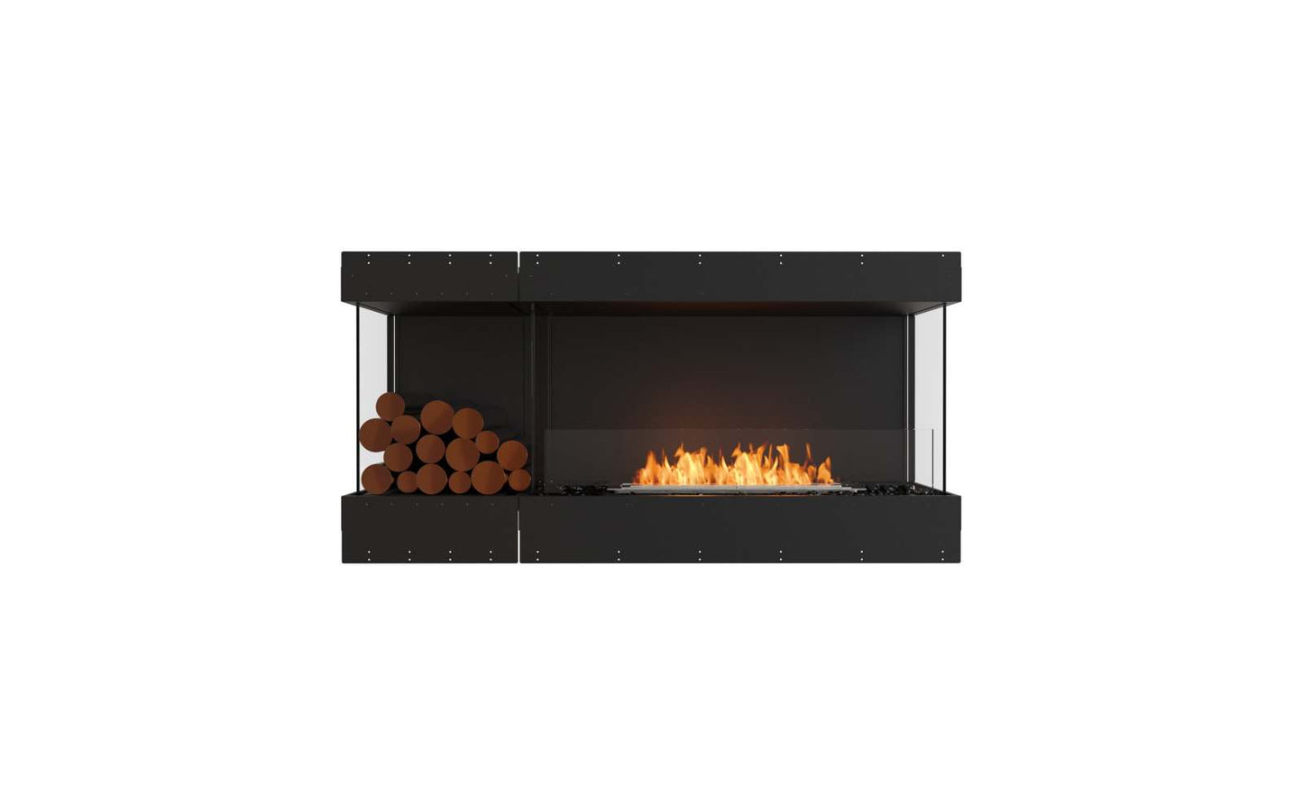 EcoSmart Flex Bioethanol Fireplace 60BY BXL Bay Black
