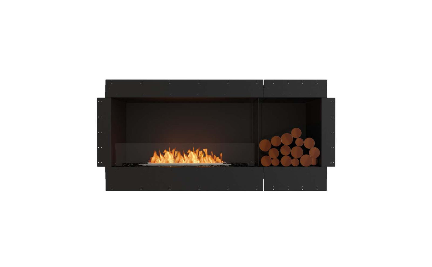 EcoSmart Flex Bioethanol Fireplace 60SS BXR Single Sided Black