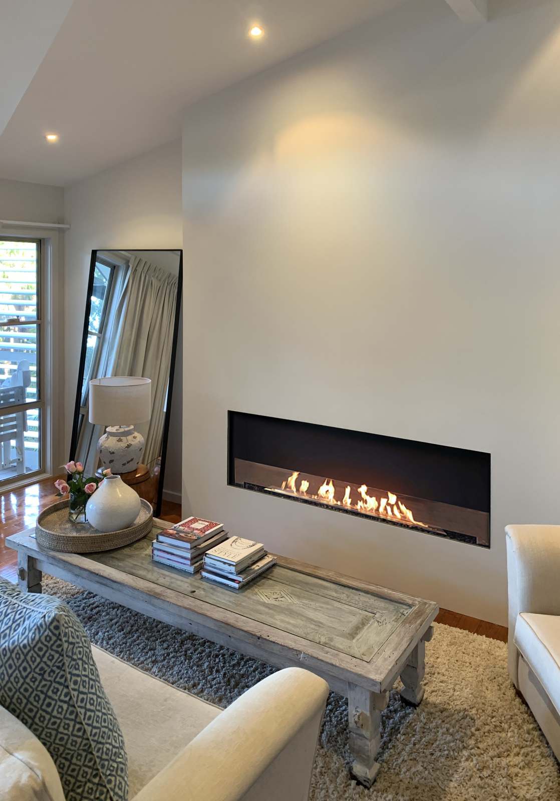 EcoSmart Flex Bioethanol Fireplace 68SS Single Sided Black