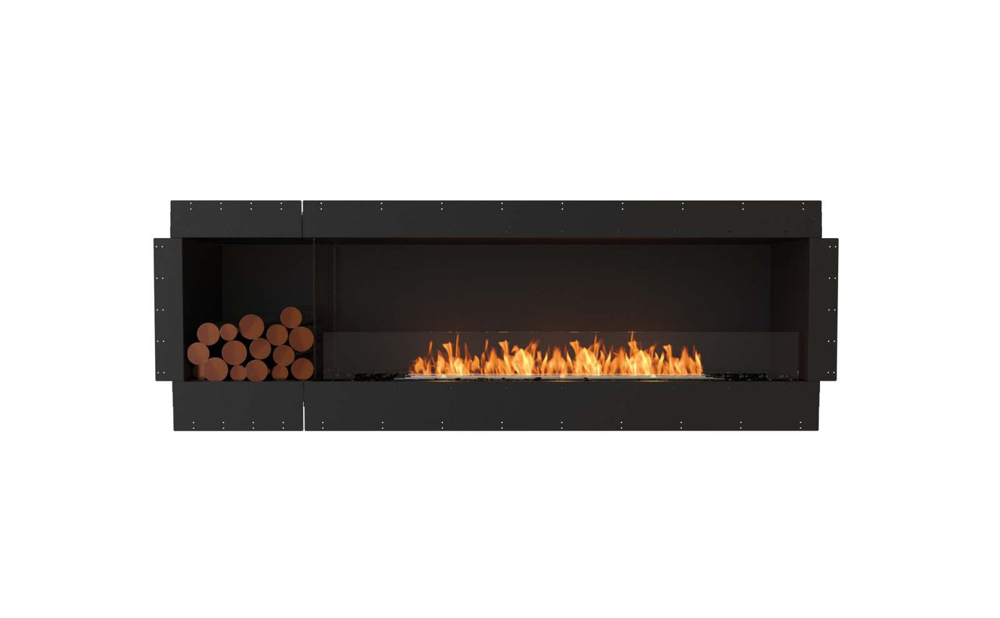 EcoSmart Flex Bioethanol Fireplace 86SS BXL Single Sided Black