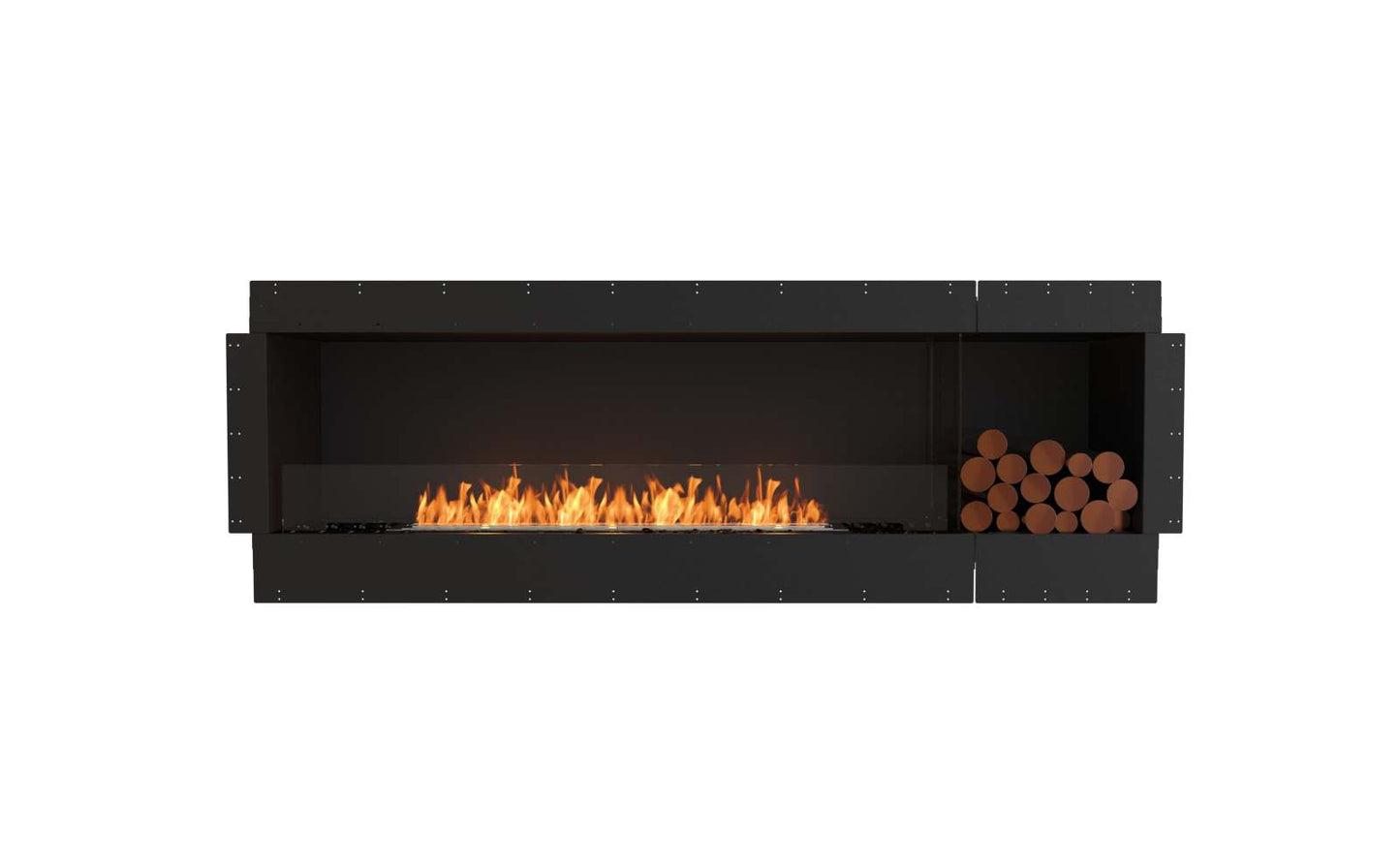 EcoSmart Flex Bioethanol Fireplace 86SS BXR Single Sided Black
