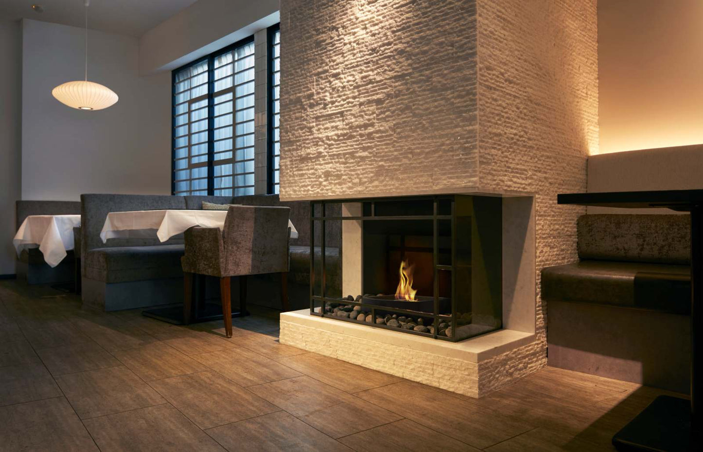 EcoSmart Fire Grate 18 Fireplace Insert Graphite