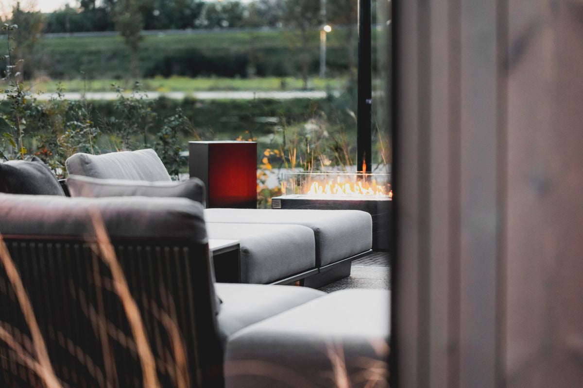 Planika Glaxy Laurent Outdoor Gas Fireplace Firebox