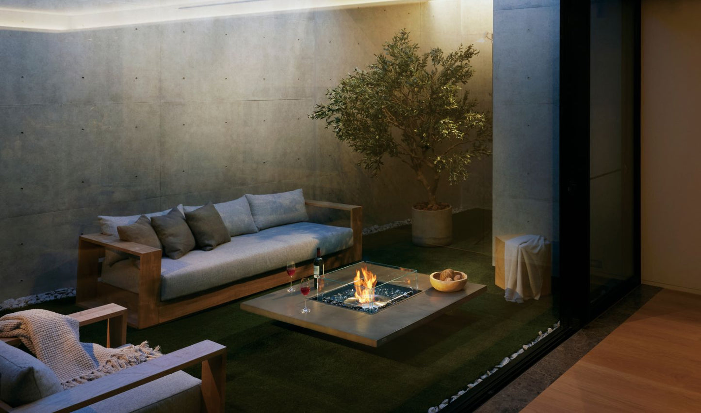 EcoSmart Fire Vertigo 50 Gas Fire Pit Table Graphite