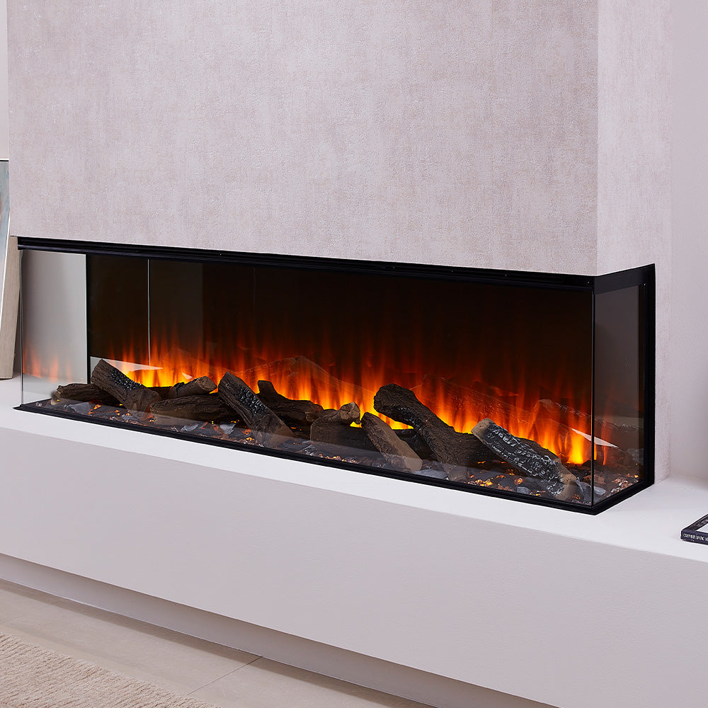 Three Sided Electric Fires