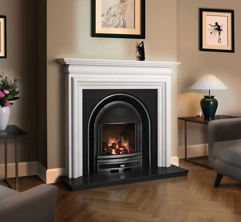 View All Standard Size Limestone Fireplace Surrounds