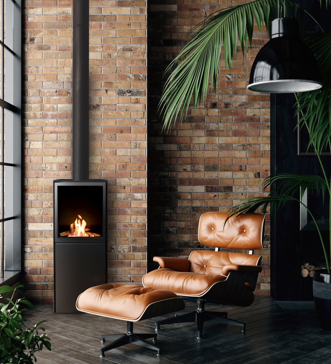 Planika Scandi Freestanding Bioethanol Fire
