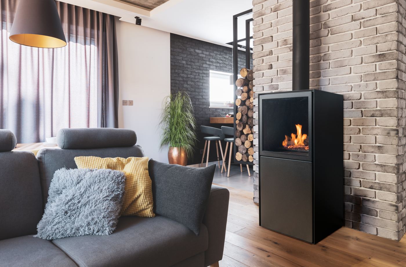 Planika Scandi Freestanding Bioethanol Fire
