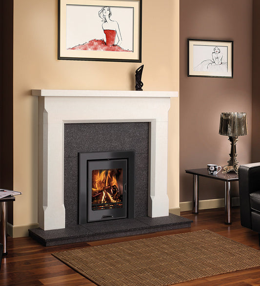 Limestone Fireplace Surround - Shelby Aegean Limestone