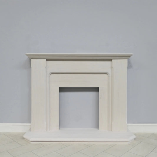 Limestone Fireplace Surround - Augusta Portuguese Limestone