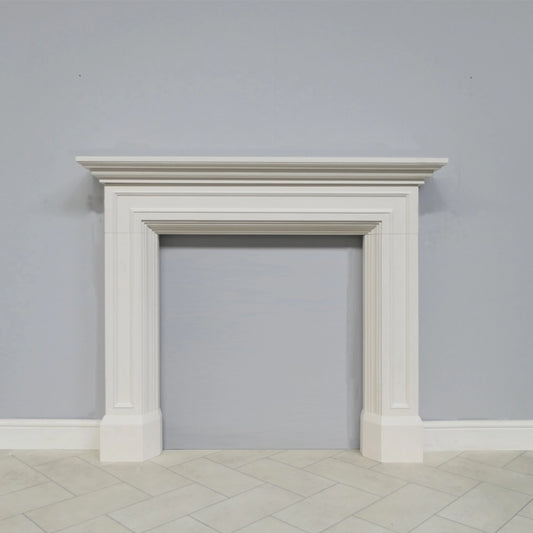 Limestone Fireplace Surround - Chatsworth Aegean Limestone