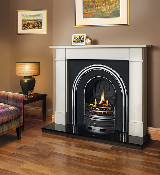 Limestone Fireplace Surround - Victorian Classic Aegean Limestone