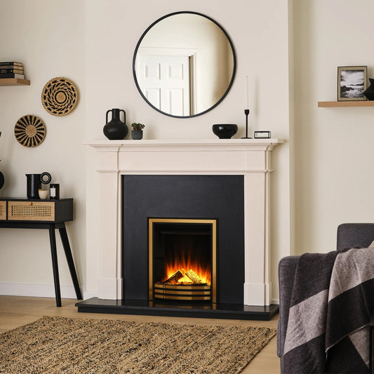 Limestone Fireplace Surround - Epsom Aegean Limestone