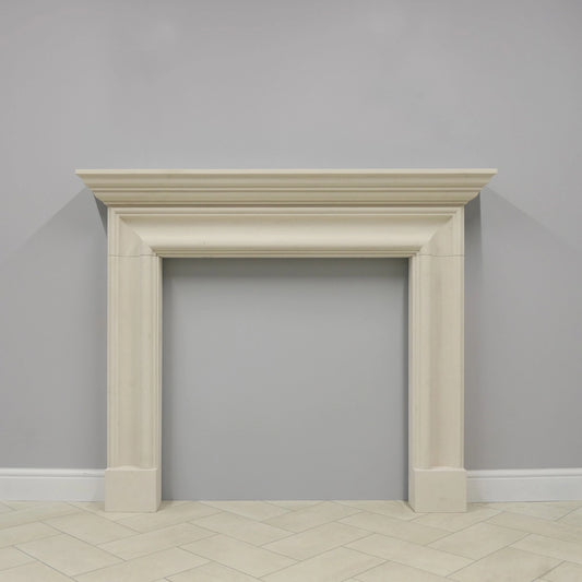 Limestone Fireplace Surround - Salisbury Bolection Rosal Limestone