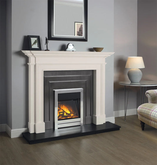 Limestone Fireplace Surround - Blenheim 60" Aegean Limestone