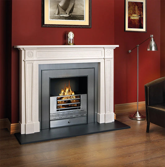 Limestone Fireplace Surround - Chantry Aegean Limestone