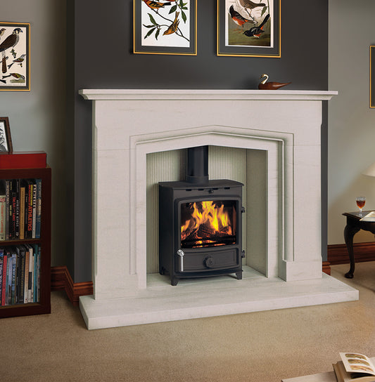 Limestone Fireplace Surround - Langford Portuguese Limestone
