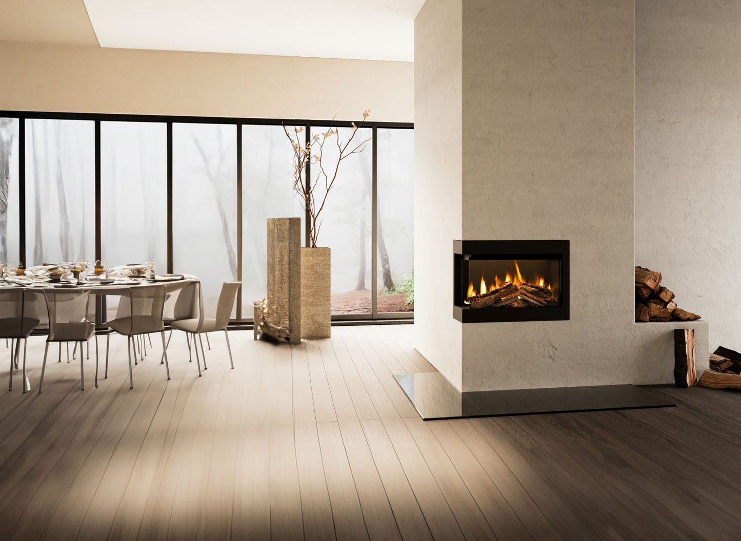 British Fires Ashlett Electric Fireplace