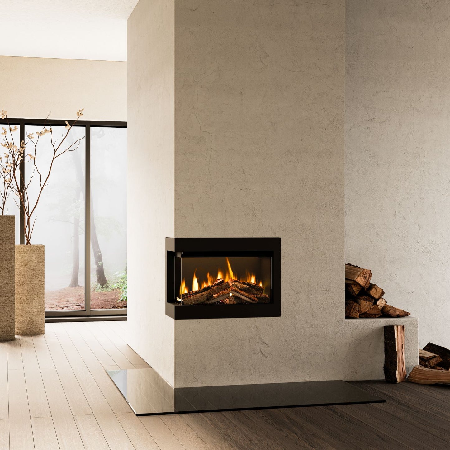 British Fires Ashlett Electric Fireplace