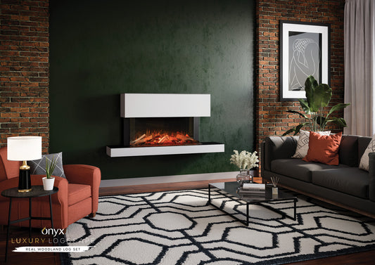 Onyx Avanti 110RW Three Sided - Electric Fires