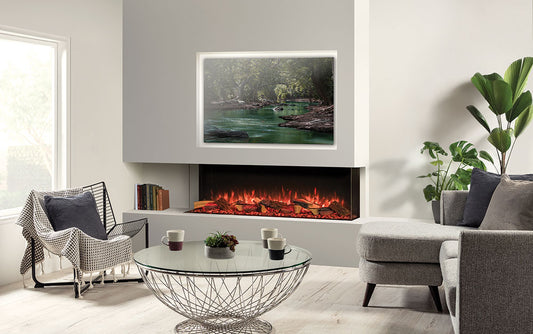 Onyx Avanti 150RW Three Sided - Electric Fires