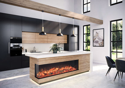 Onyx Avanti 190RW Two Sided - Electric Fires