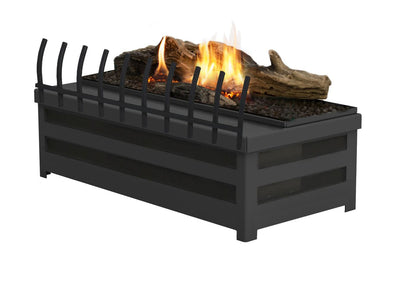 Planika Bioethanol Fire Basket with logs