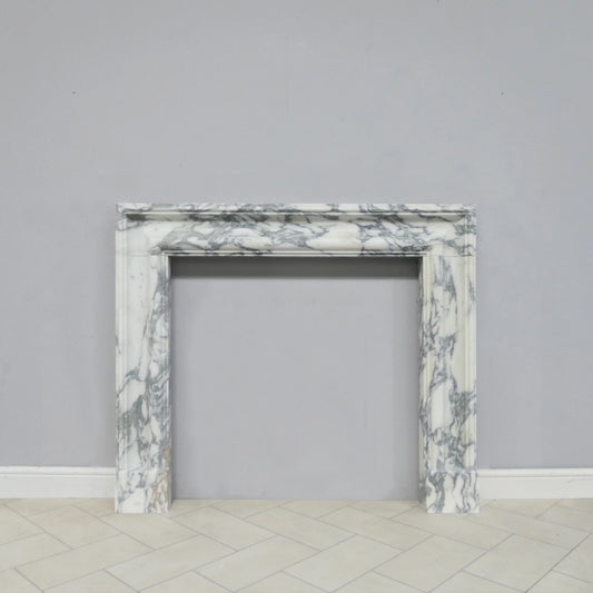 Marble Fireplace Surround - Bolection Arabescato - Honed