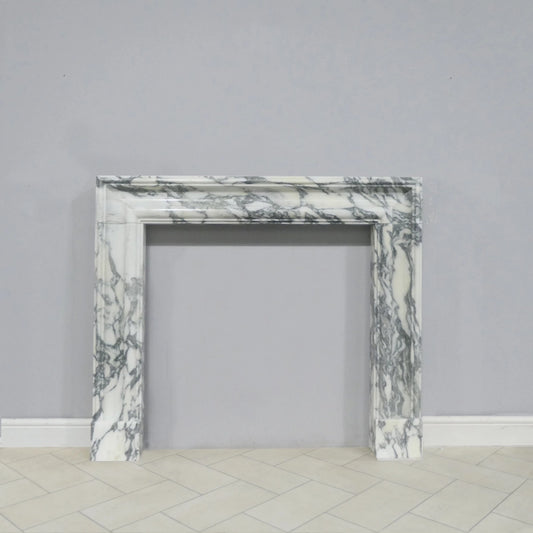 Marble Fireplace Surround - Bolection Arabescato - Polished