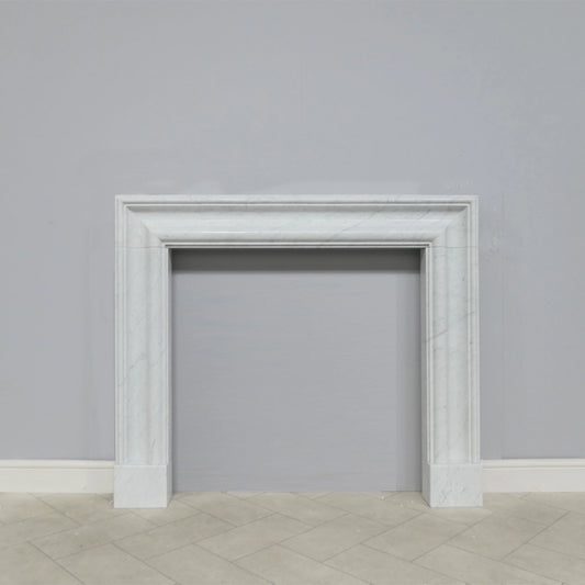 Marble Fireplace Surround - Bolection Bianca Carrara - Polished