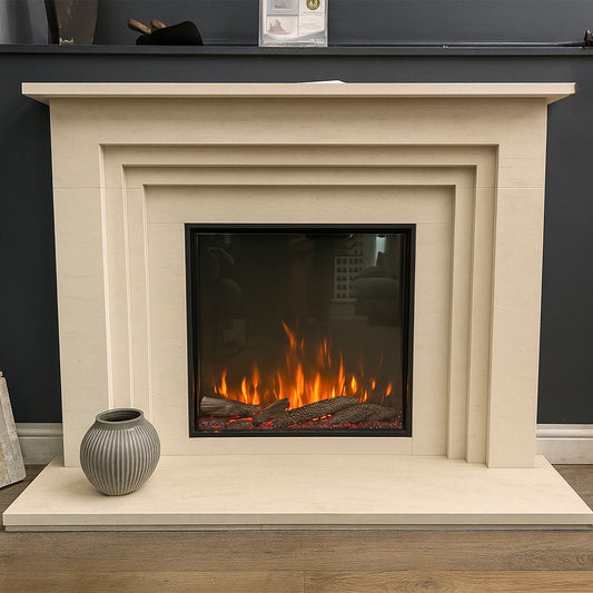 Brook Limestone Fireplace Surround