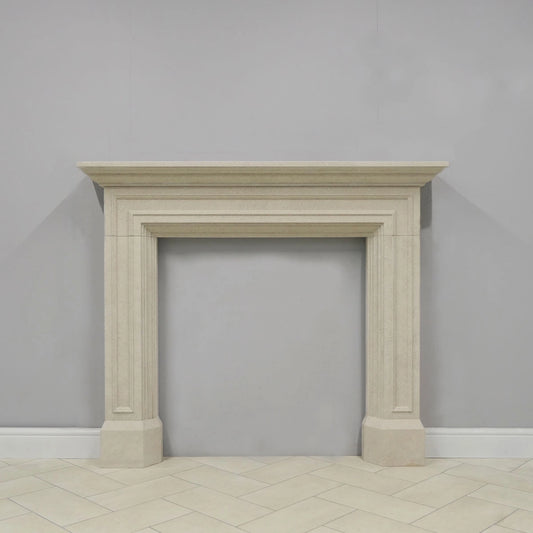Limestone Fireplace Surround - Chatsworth Montelo Beige Limestone